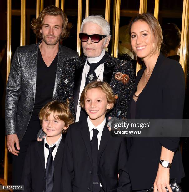 Brad Kroenig, Karl Lagerfeld, Jameson Kroenig, Hudson Kroenig