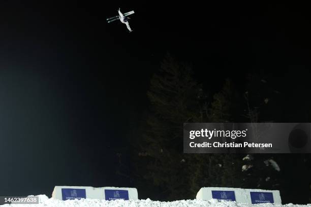 Danielle Scott of Team Australia competes during Women's Aerials Finals on day two of the Intermountain Healthcare Freestyle International Ski World...