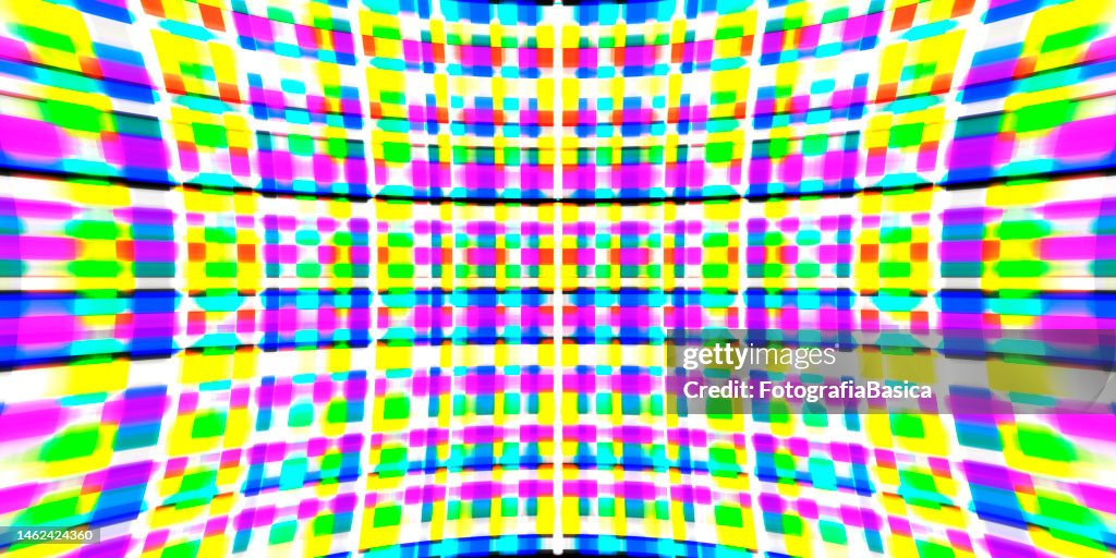 Multi Colored Smudged Shapes Concave Pattern High-Res Vector Graphic ...