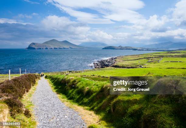 valentia island - anillo de kerry fotografías e imágenes de stock