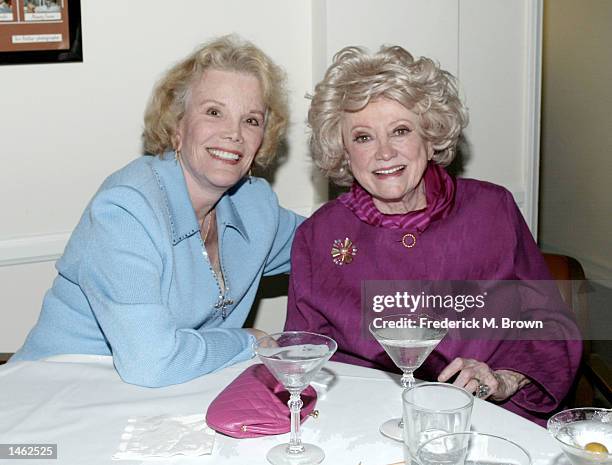 Actress Nanette Fabray and comedian Phyllis Diller attend the Friars Club of California celebration honoring comedian Sid Caesar for his 80th...