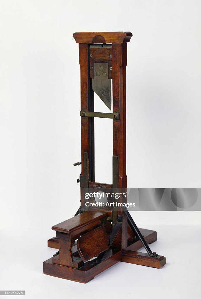 Reduced Model Of A Guillotine News Photo Getty Images reduced-model-of-a-guillotine-news-photo-getty-images