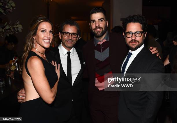 Tara Hirshberg, Eric Hirshberg, Zachary Quinto and J.J. Abrams