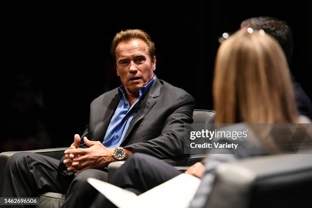 'A Conversation with Mayor Garcetti & Governor Schwarzenegger', Los..., News Photo
