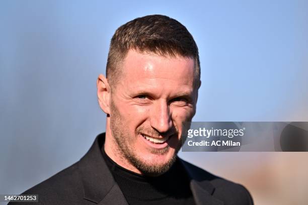 Ignazio Abate head coach of AC Milan during the Primavera 1 match between Sassuolo and AC Milan at Enzo Ricci Stadium on February 04, 2023 in...