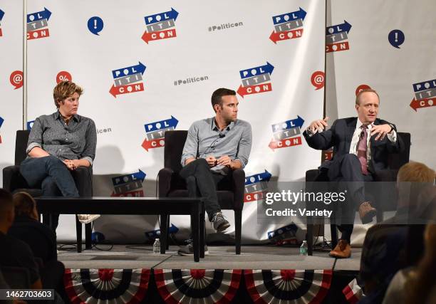 Sally Kohn, Jon Favreau and Paul Begala