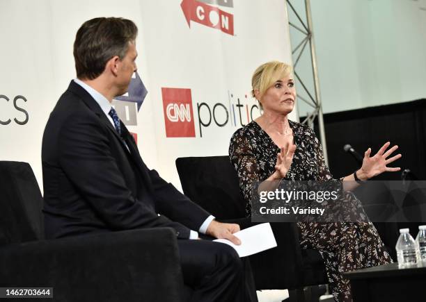 Jake Tapper and Chelsea Handler