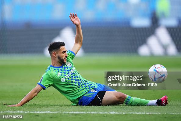 Christian Roldan Cristian Roldan of Seattle Sounders makes a tackle during the FIFA ...