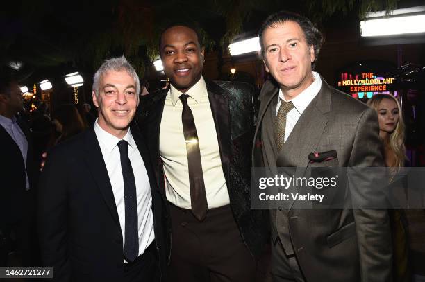 Jeff Pinkner, Ser'Darius Blain and Scott Rosenberg