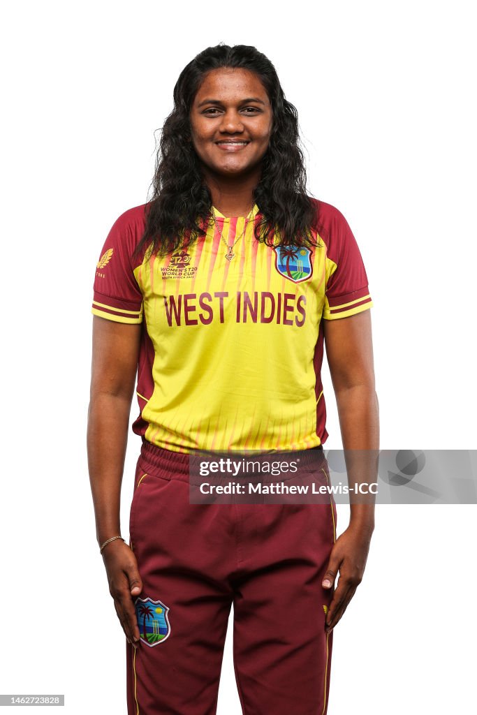 Shabika Rai Shabika Gajnabi of West Indie poses for a portrait prior to the ICC ...