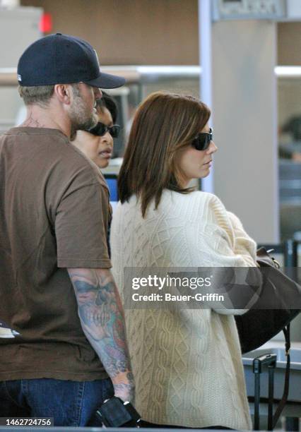 Jesse James and Sandra Bullock are seen on May 23, 2006 in Los Angeles, California.