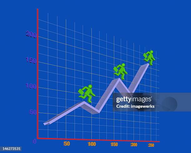 Graph Getting Higher Graph Showing Upward Trend High-Res Vector Graphic - Getty Images