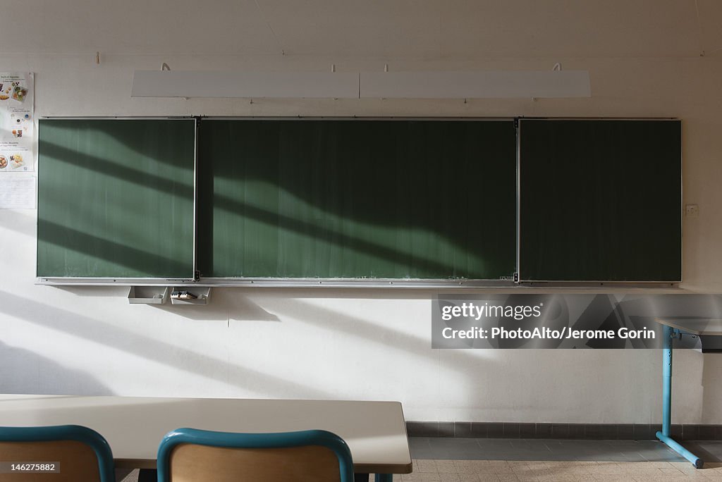 Empty classroom