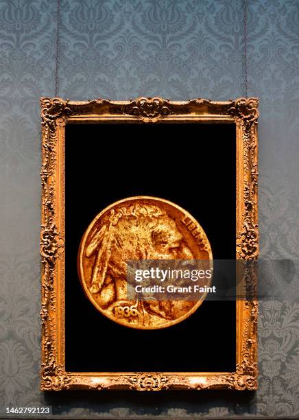 framed photograph of coin. - 1936 stock pictures, royalty-free photos & images