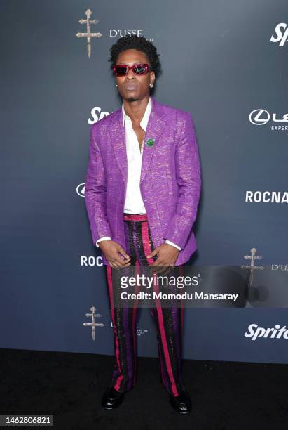 Lucky Daye attends 2023 Roc Nation The Brunch at Private Residence on February 04, 2023 in Bel Air, California.