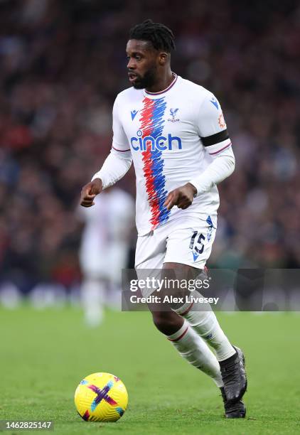 Jeffrey Schlupp of Crystal Palace during the Premier League match between Manchester United and Crystal Palace at Old Trafford on February 04, 2023...