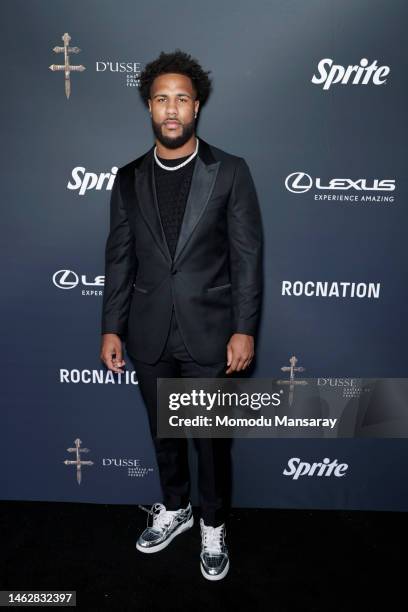 Jaden Hill attends 2023 Roc Nation The Brunch at Private Residence on February 04, 2023 in Bel Air, California.