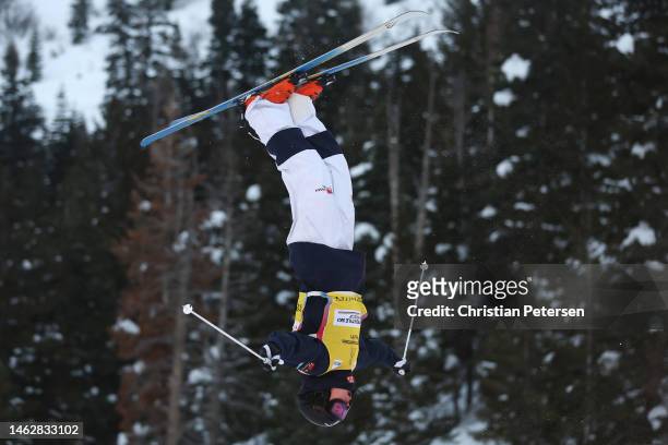 Walter Wallberg of Team Sweden competes in the Men's Dual Moguls Preliminary Rounds on day three of the Intermountain Healthcare Freestyle...