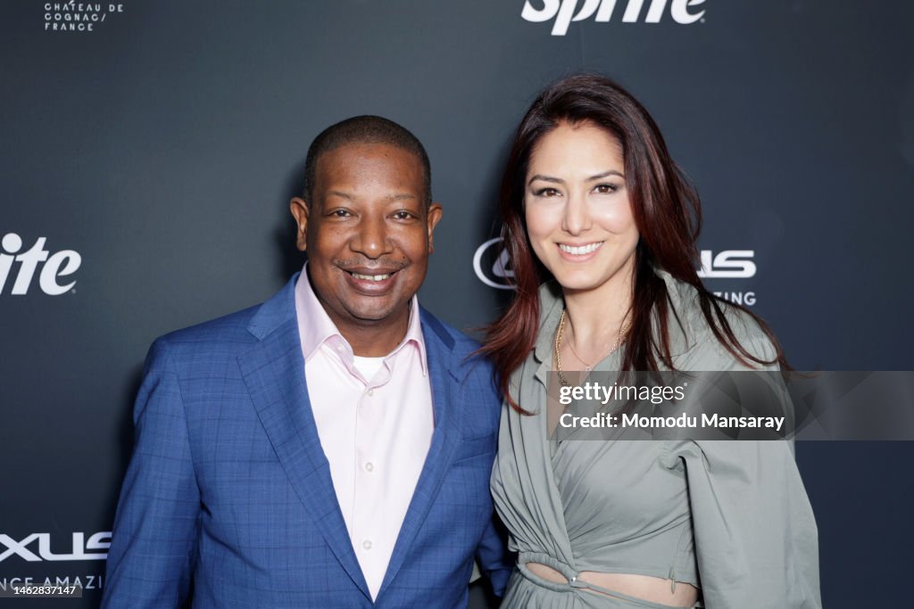Gregory Datcher Troy Datcher and Esther Song attend 2023 Roc Nation The Brunch at ...