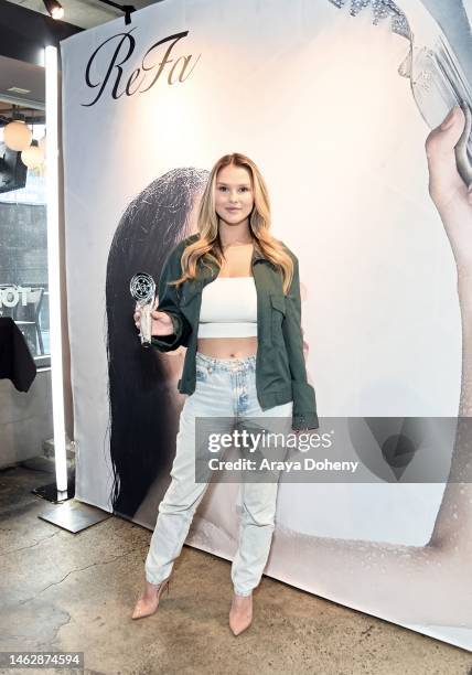 Kinsey Wolanski attends the GRAMMY Gift Lounge during the 65th GRAMMY Awards At Tom's Watch Bar on February 04, 2023 in Los Angeles, California.