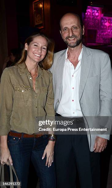 Fiona Ferrer and Jose Miguel Fernandez Sastron attend Manu Tenorio's album presentation 'En Primera Persona' on June 12, 2012 in Madrid, Spain.