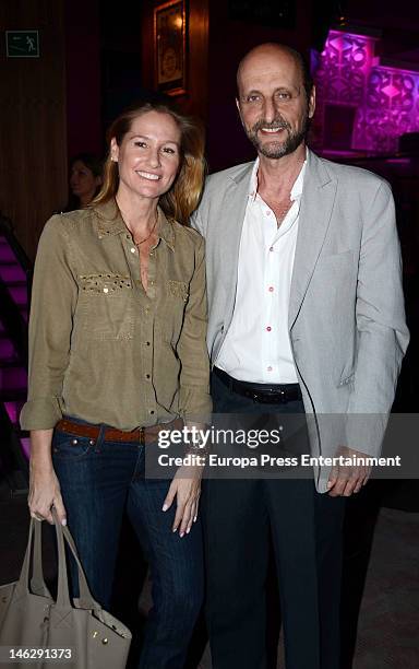 Fiona Ferrer and Jose Miguel Fernandez Sastron attend Manu Tenorio's album presentation 'En Primera Persona' on June 12, 2012 in Madrid, Spain.