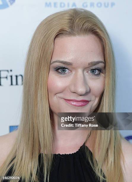 Actress Moira Cue attends the Los Angeles Premiere of "Ray Bradbury's Kaleidoscope" at the New Media Film Festival at the Landmark Theatre on June...