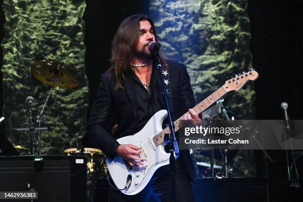 Juanes performs onstage during the Pre-GRAMMY Gala & GRAMMY Salute to Industry Icons Honoring Julie Greenwald and Craig Kallman on February 04, 2023...
