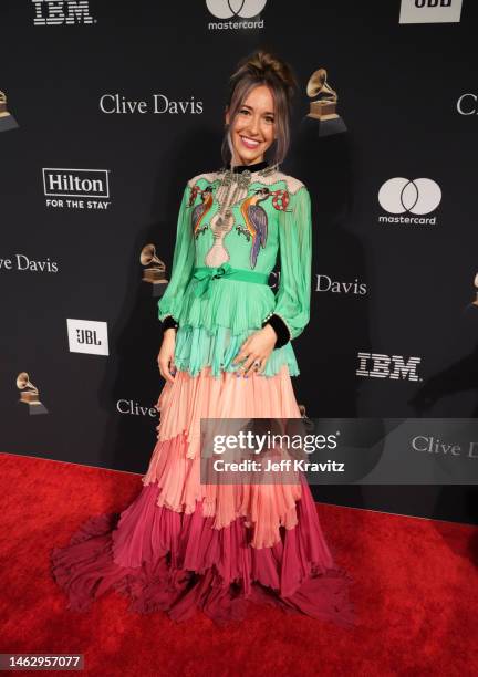 Lauren Daigle attends the Pre-GRAMMY Gala & GRAMMY Salute To Industry Icons Honoring Julie Greenwald & Craig Kallman at The Beverly Hilton on...