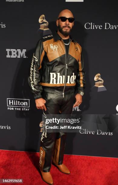 Swizz Beatz attends the Pre-GRAMMY Gala & GRAMMY Salute To Industry Icons Honoring Julie Greenwald & Craig Kallman at The Beverly Hilton on February...