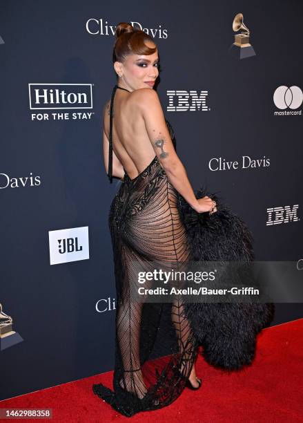 Anitta attends the Pre-GRAMMY Gala & GRAMMY Salute to Industry Icons Honoring Julie Greenwald & Craig Kallman at The Beverly Hilton on February 04,...