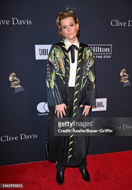 Brandi Carlile attends the Pre-GRAMMY Gala & GRAMMY Salute to Industry Icons Honoring Julie Greenwald & Craig Kallman at The Beverly Hilton on...