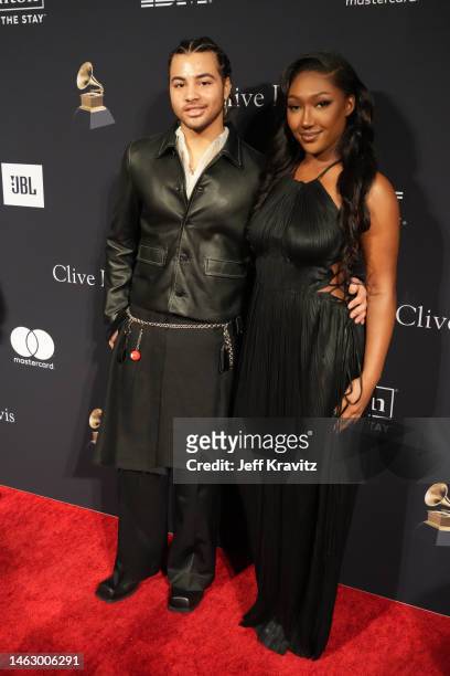 24k Golden and Isan Elba attend the Pre-GRAMMY Gala & GRAMMY Salute To Industry Icons Honoring Julie Greenwald & Craig Kallman at The Beverly Hilton...