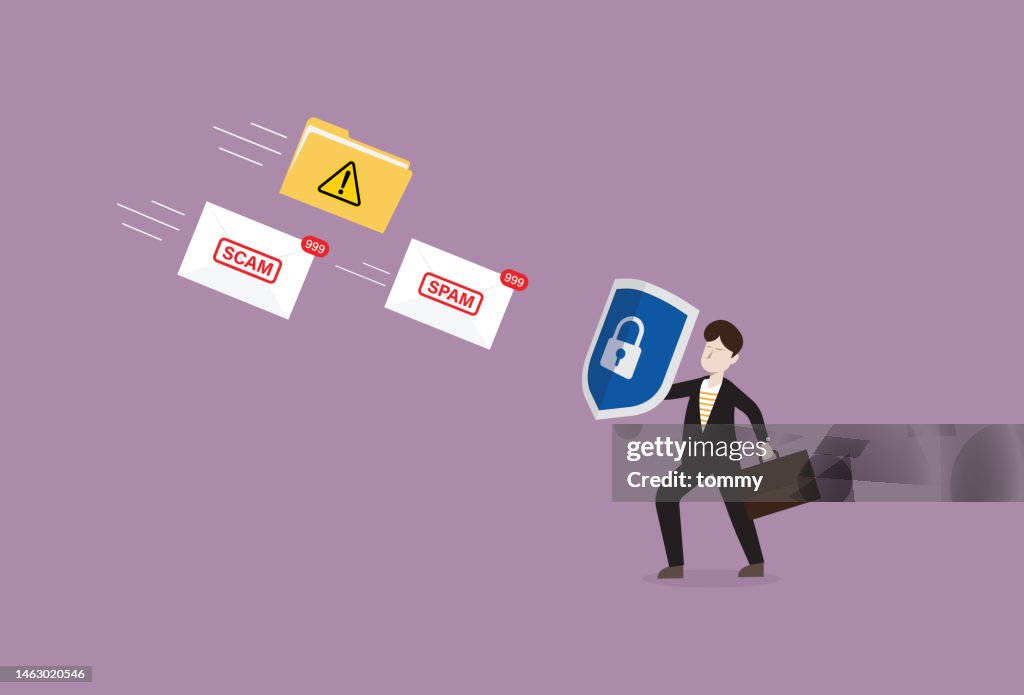 Internetnutzer kämpfen gegen Spam und betrügerische E-Mails