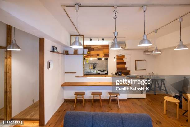 home interior - empty kitchen stock pictures, royalty-free photos & images