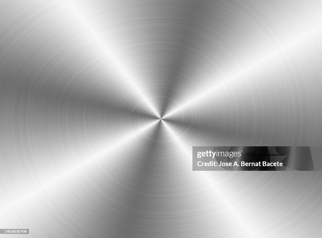 Metallic gray background with a flash of light