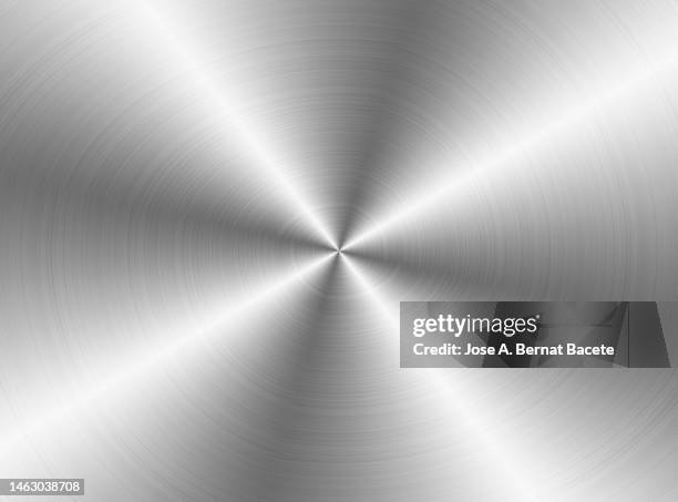 metallic gray background with a flash of light - couleur argentée photos et images de collection