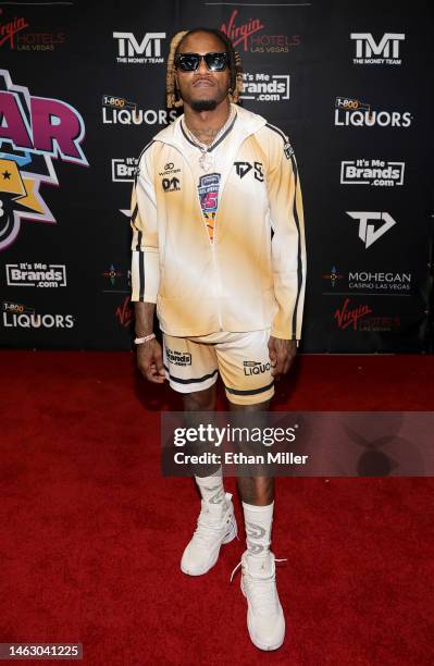 Former NFL player Adam "Pacman" Jones attends the NFL Pro Bowl Weekend Celebrity All-Star Game 2023 benefiting the charity D Up On Cancer at the Cox...