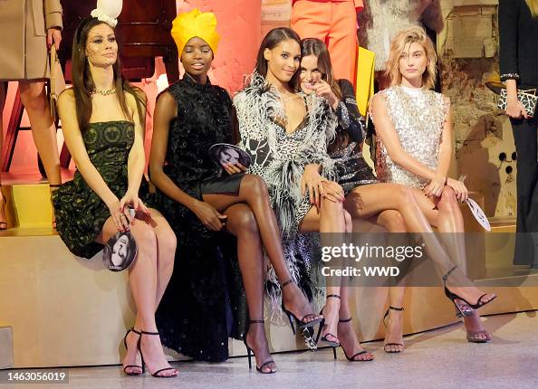 Cindy Bruna, Izabel Goulart, Hailey Baldwin and models News Photo