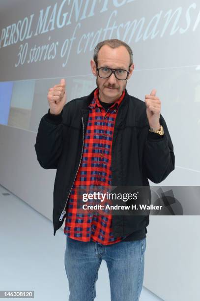 Photographer Terry Richardson attends the Persol Magnificent Obsessions exhibition honoring Arianne Phillips, Patricia Clarkson, and Todd Haynes at...