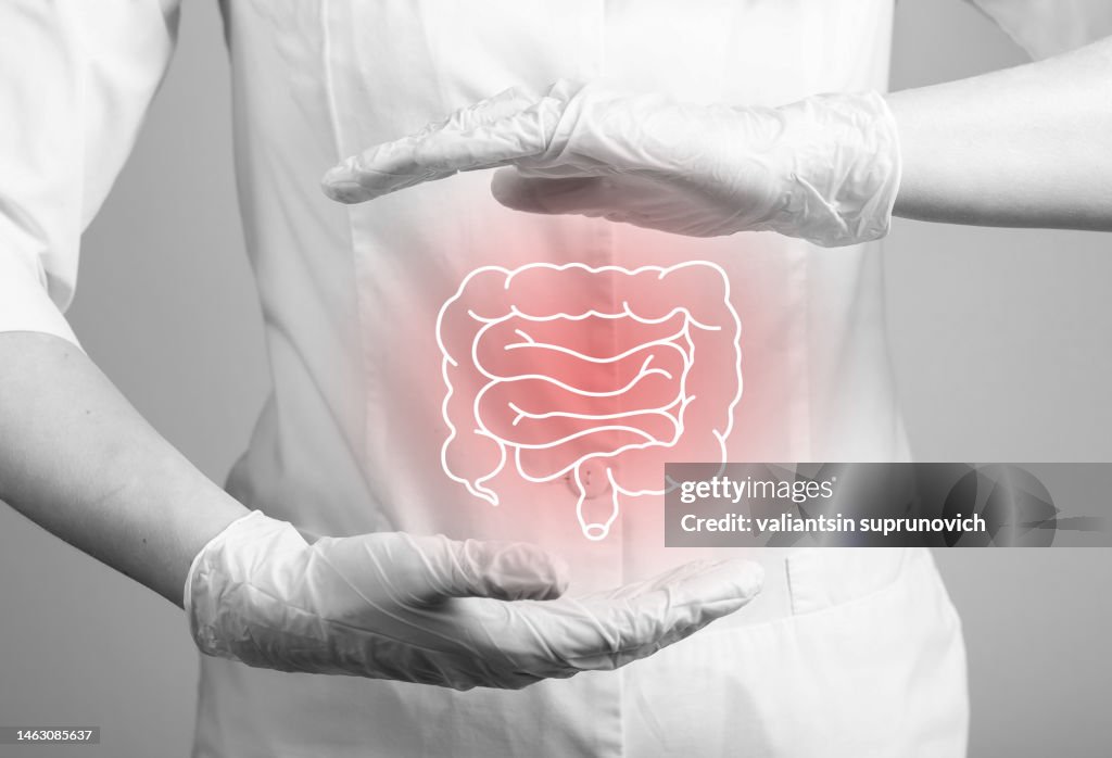Intestine inflammation, disease, problem. Guts, bowel, medical check up. Gastroenterology