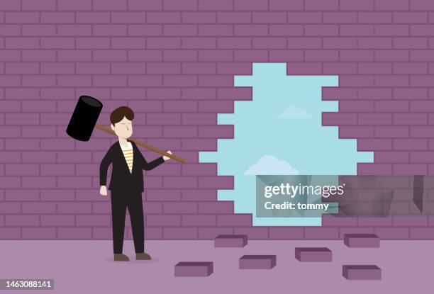 mitarbeiter außerhalb der komfortzone - komfortzone stock-grafiken, -clipart, -cartoons und -symbole