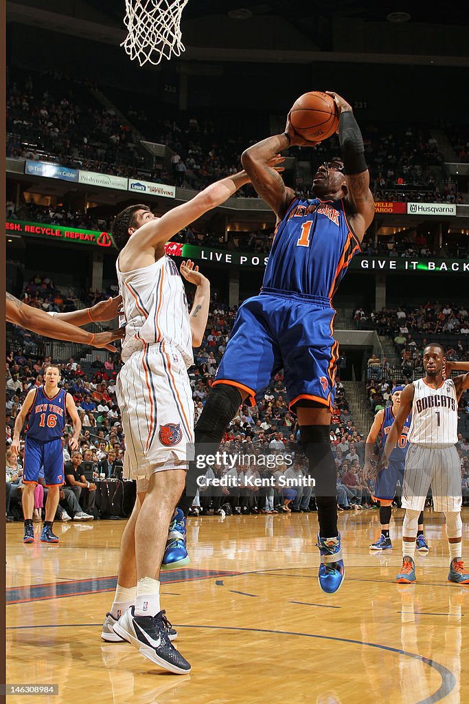 New York Knicks v Charlotte Bobcats