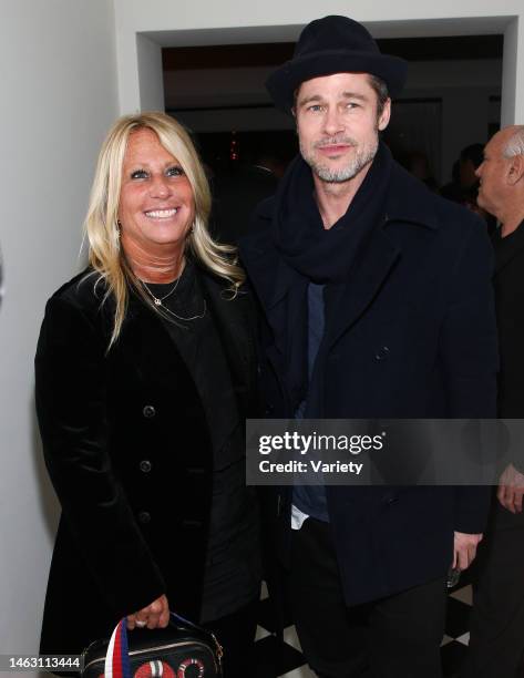 Cynthia Pett-Dante and Brad Pitt