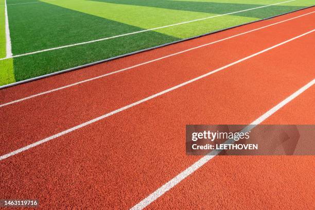 Run Field Running Track And Soccer Field High-Res Stock Photo - Getty Images