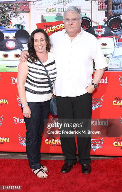 Composer Randy Newman and wife Gretchen Preece attend the Grand Opening Of "Cars Land" At Disneyland Resort on June 13, 2012 in Anaheim, California.