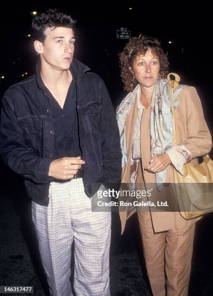 Actor Patrick Dempsey and wife Rocky Parker attend "The Fourth Protocol" New York City Premiere on August 24, 1987 at the Baronet Theater in New York...