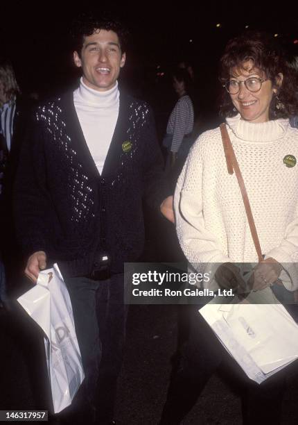 Actor Patrick Dempsey and wife Rocky Parker attend the Cirque du Soleil's "Nouvelle Experience" Opening Night Performance to Benefit Proposition 128...