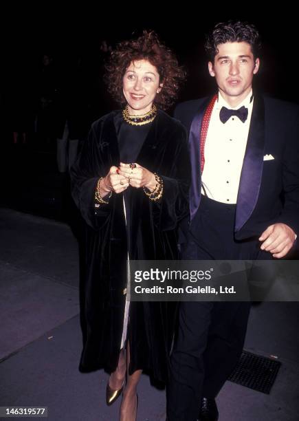 Actor Patrick Dempsey and wife Rocky Parker attend the "Cape Fear" New York City Premiere on November 6, 1991 at the Ziegfeld Theatre in New York...