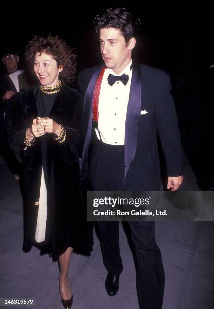 Actor Patrick Dempsey and wife Rocky Parker attend the "Cape Fear" New York City Premiere on November 6, 1991 at the Ziegfeld Theatre in New York...